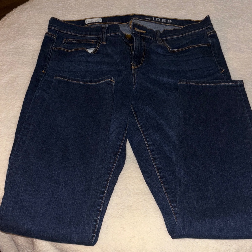 Women's Gap 1969 Dark Blue Jeans